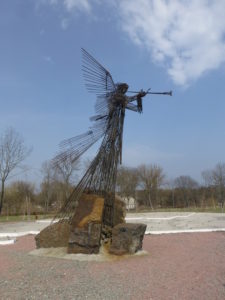 Památník ve městě Černobyl