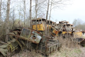 Skladiště zamořené techniky